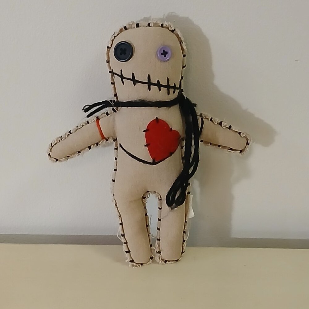 Rustic cloth voodoo doll
